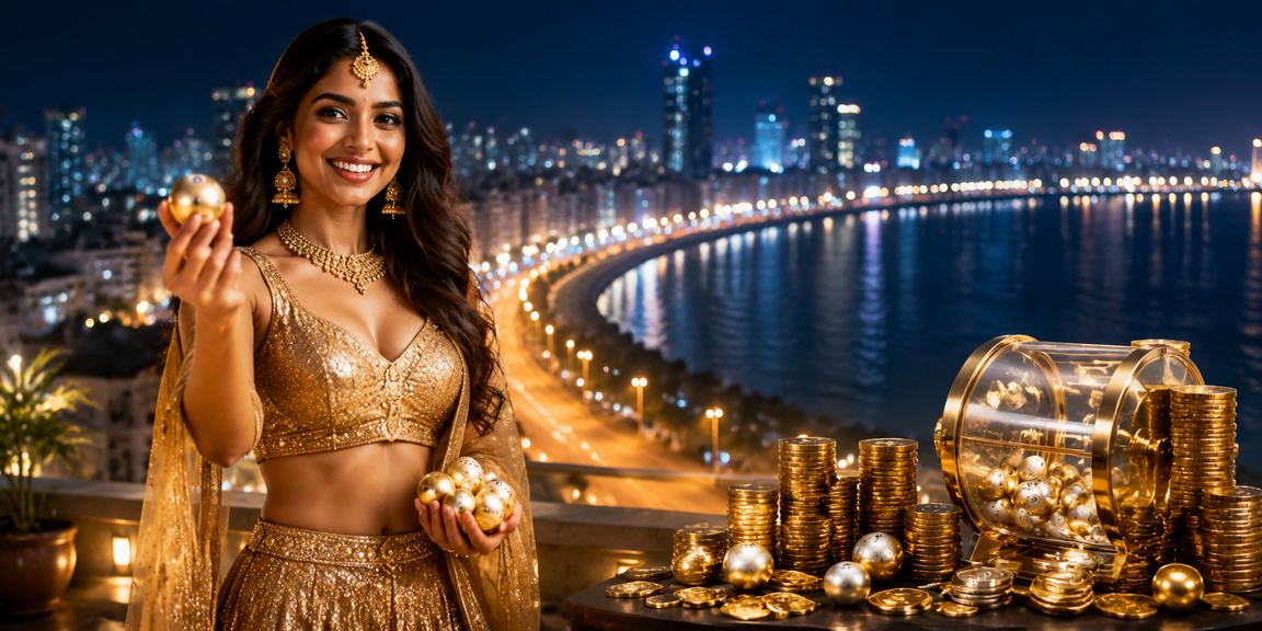 Celebration of lottery wins by players at Marine Drive, Mumbai